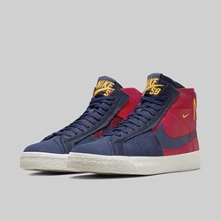 NIKE SB BLAZER MID PRM UNI RED MIDNIGHT 