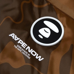 AAPE BY A BATHING APE CAMO DOWN JACKET MULTI