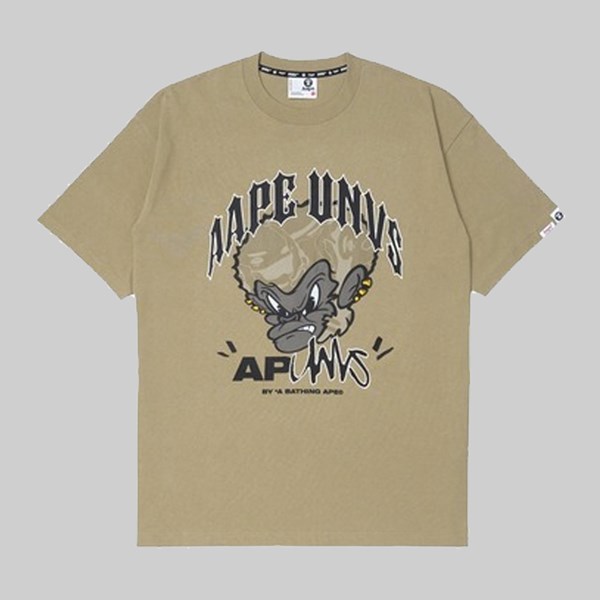 AAPE BY A BATHING APE UNVS TEE KHAKI 