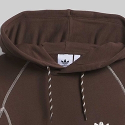 ADIDAS SHMOO FW HOODIE DARK BROWN 