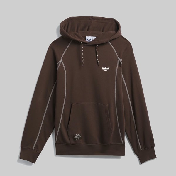 ADIDAS SHMOO FW HOODIE DARK BROWN 