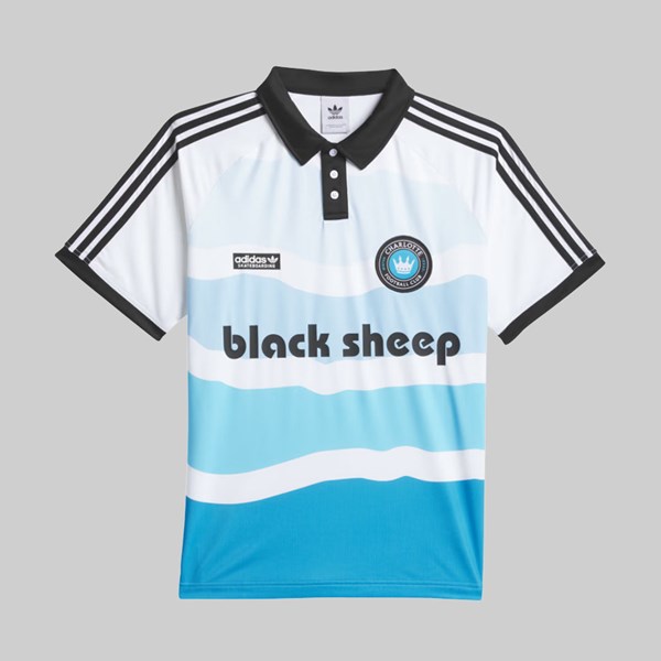 ADIDAS X BLACK SHEEP JERSEY WHITE CLEAR BLUE 