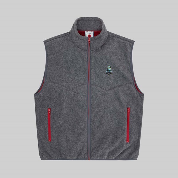 ICE CREAM FLEECE VEST GREY 