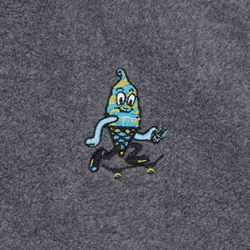 ICE CREAM FLEECE VEST GREY 