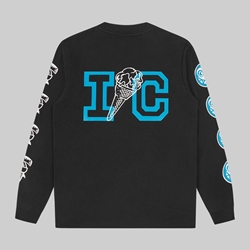 ICE CREAM TEAM ICE CREAM LS TEE BLACK 