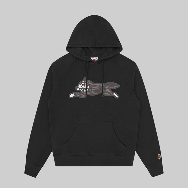 ICE CREAM WOODGRAIN DOG HOOD BLACK 