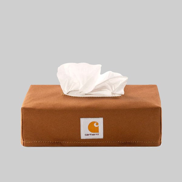 CARHARTT TISSUE BOX COVER HAMILTON BROWN 