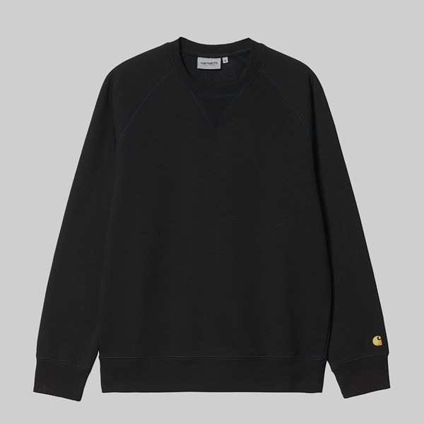 CARHARTT CHASE CREW SWEAT BLACK 