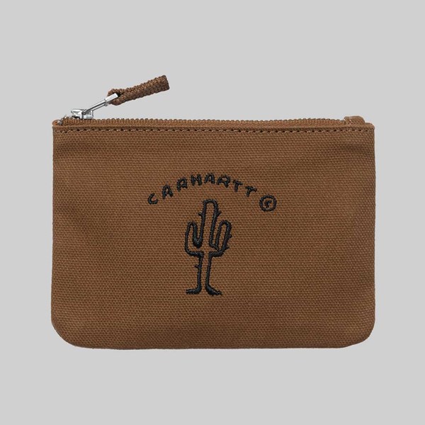 CARHARTT FRONTIER ZIP WALLET HAMILTON BROWN 