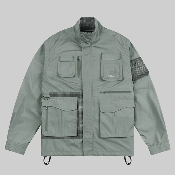DIME FISHING ZIP-OFF JACKET OLIVE 