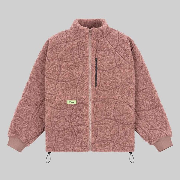 DIME COVERSTITCH SHERPA MAUVE 