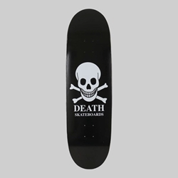DEATH SKATEBOARDS OG SKULL BLACK 9.1 LOZENGE