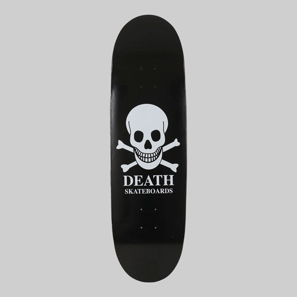 DEATH SKATEBOARDS OG SKULL BLACK 9.1 LOZENGE
