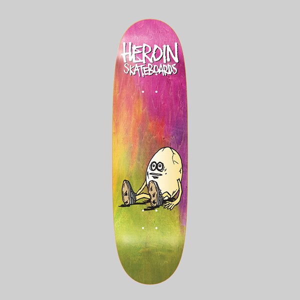 HEROIN SKATEBOARDS RAINBOW EGG 9.125 