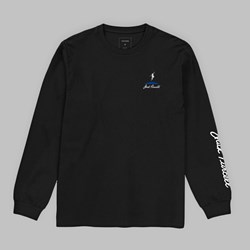 POLAR X CONVERSE LONG SLEEVE TEE BLACK 