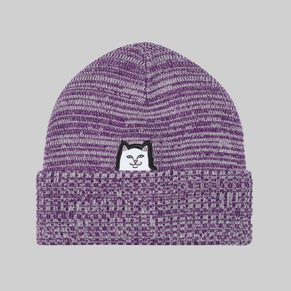 RIP N DIP LORD NERM MARLED BEANIE PURPLE 