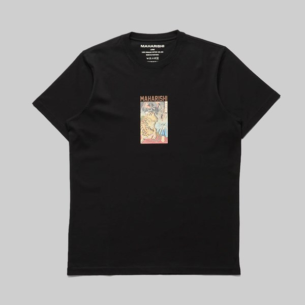 MAHARISHI TIGER VS DRAGON T-SHIRT BLACK 