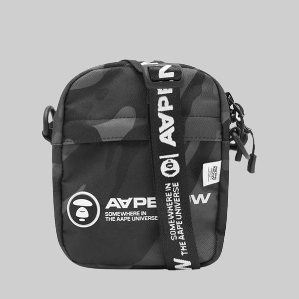 AAPE BY A BATHING APE SHOULDER BAG BLACK 