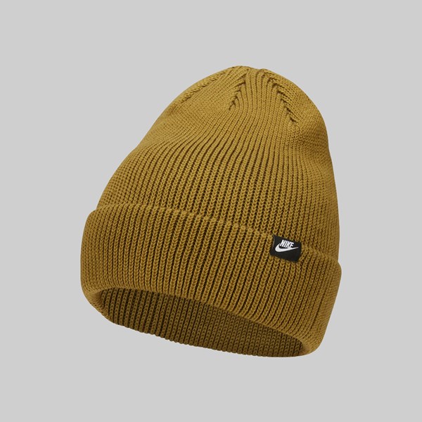 NIKE CUFFED FUTURA BEANIE GOLDEN MOSS 