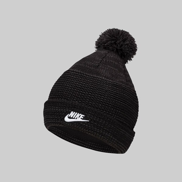 NIKE NSW CUFFED POM BEANIE BLACK 