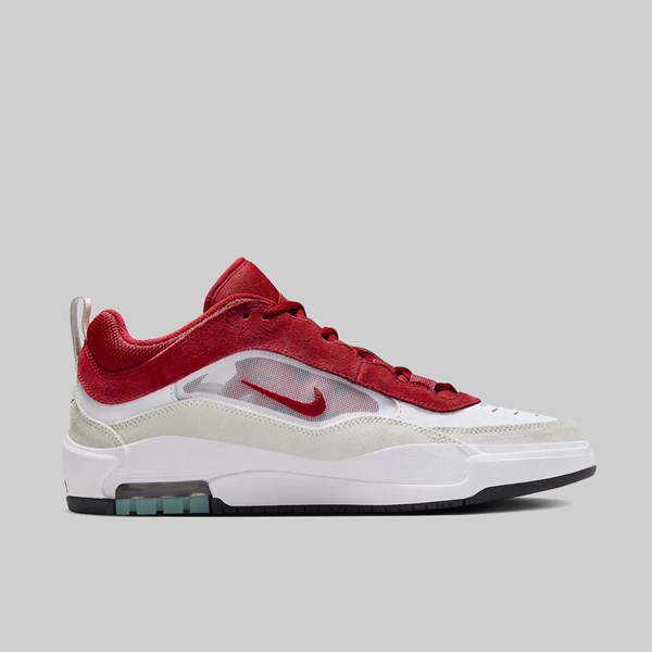 NIKE SB AIR MAX ISHOD 2 WHITE VARSITY RED 