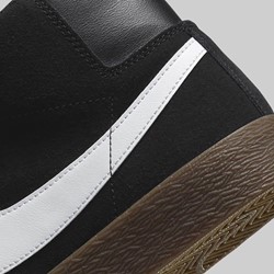 NIKE SB BLAZER MID BLACK BLACK WHITE 