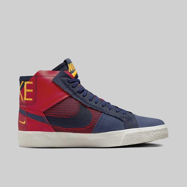 NIKE SB BLAZER MID PRM UNI RED MIDNIGHT 