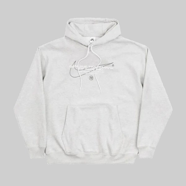 NIKE SB FLEECE GEN TRADEMARK HOOD GREY 