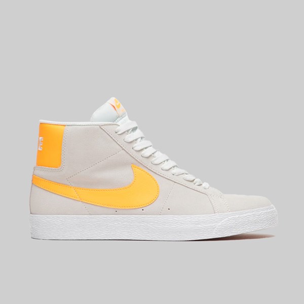 NIKE SB BLAZER MID SUMMIT WHITE LASER ORANGE 