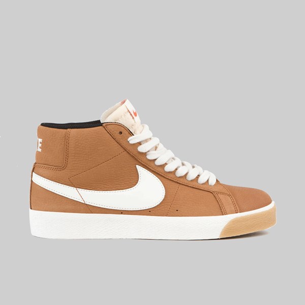 NIKE SB BLAZER MID ISO DARK RUSSET 