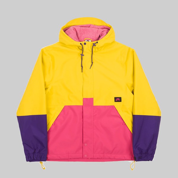 NIKE SB STORM FIT JACKET DARK SULFUR RUSH PINK