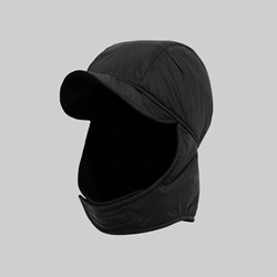 POLAR LUKE FLAP RIPSTOP CAP BLACK 