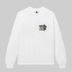 REAL BAD MAN LOGO VOL.9 LS TEE WHITE 