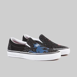 VANS X KROOKED BY NATAS FOR RAY SLIP ON BLACK 