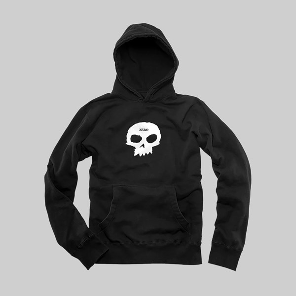 ZERO SINGLE SKULL HOOD BLACK 