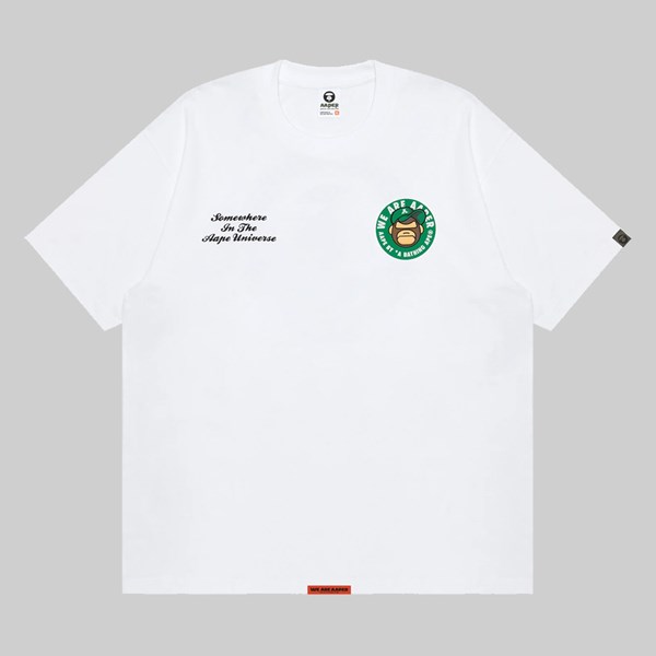 AAPE BY A BATHING APE 'I AM ALDO' TEE WHITE 