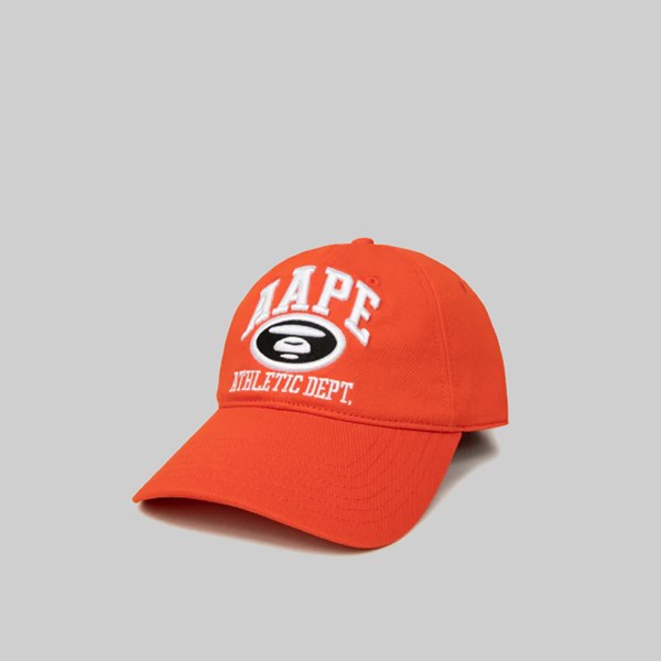 AAPE BY A BATHING APE MOONFACE CAP ORANGE 