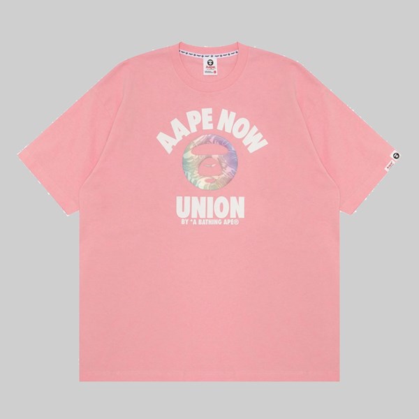 AAPE BY A BATHING APE UNION TEE PINK 