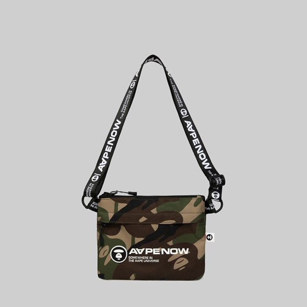 AAPE BY A BATHING APE SACOCHE BAG GREEN 