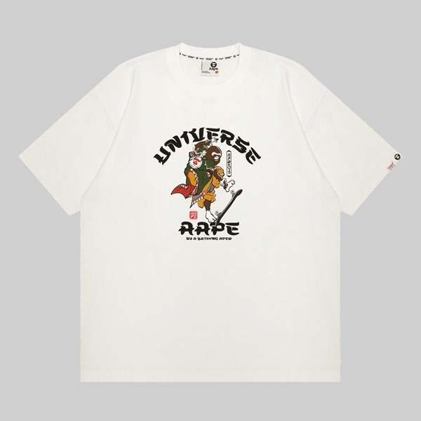 AAPE BY A BATHING APE SHOGUN TEE WHITE 