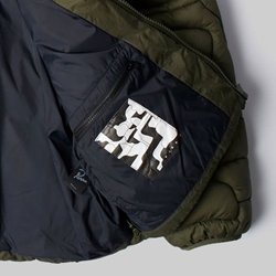 BY PARRA BORING VILLAGE PUFFER JACKET GREEN 