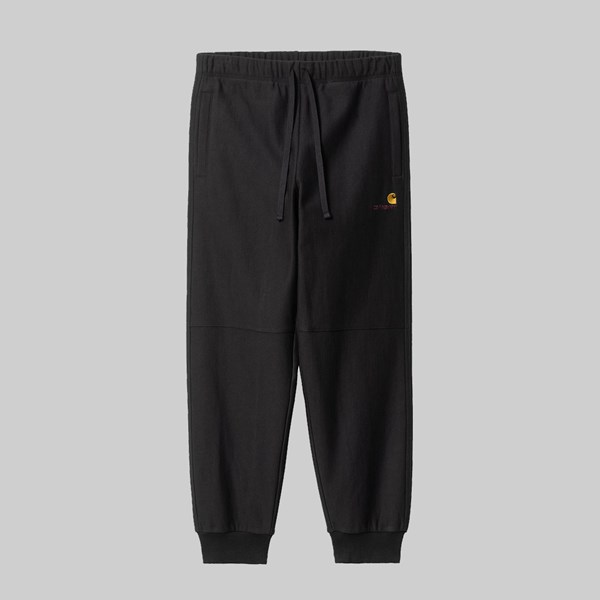 CARHARTT AMERICAN SCRIPT PANT BLACK 