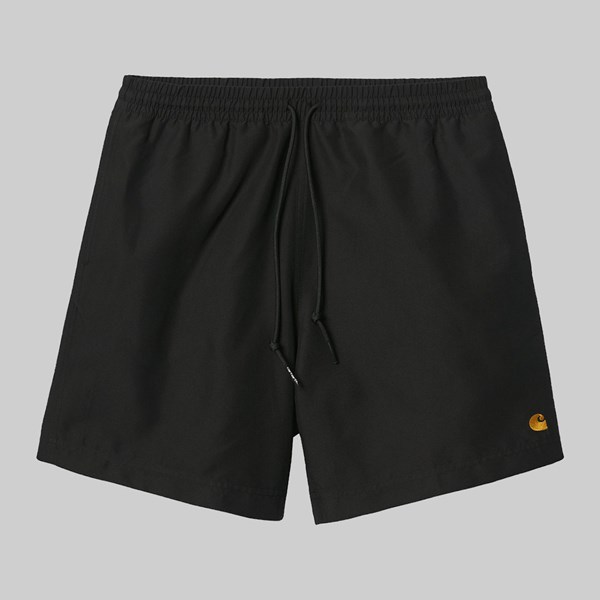 CARHARTT CHASE SWIM SHORTS BLACK 
