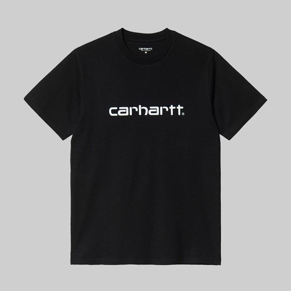 CARHARTT SCRIPT TEE BLACK WHITE 