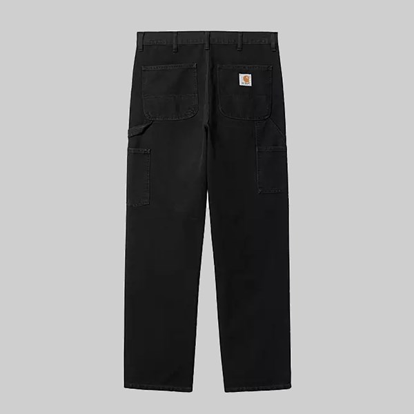 CARHRTT SINGLE KNEE PANT BLACK AGED CANVAS 