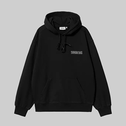 CARHARTT STAMP HOOD BLACK 