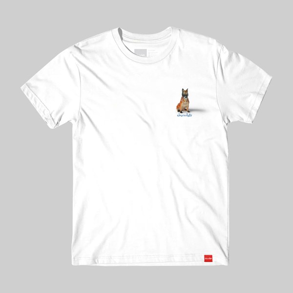 CHOCOLATE PORCELAIN TEE WHITE 