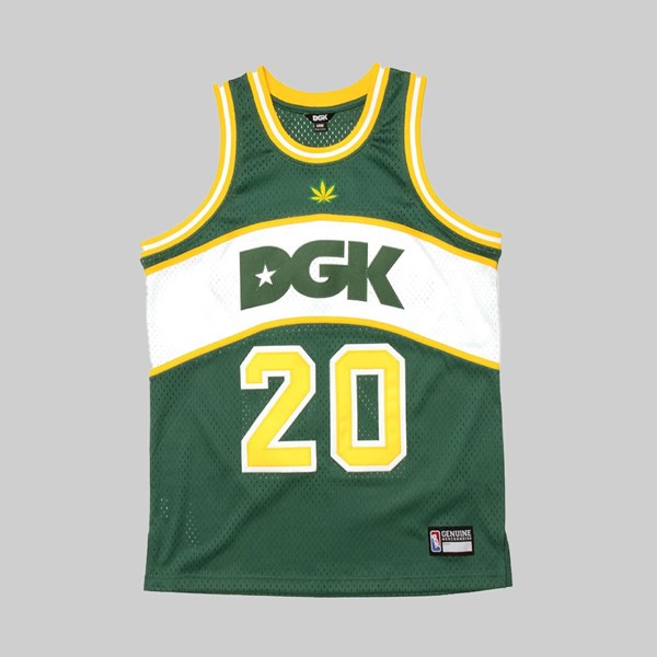 DGK TEARS INDINCA BASKETBALL TANK TOP GREEN 