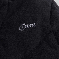 DIME SLEEVELESS PUFFER VEST BLACK 