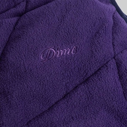 DIME SLEEVELESS PUFFER VEST PLUM 